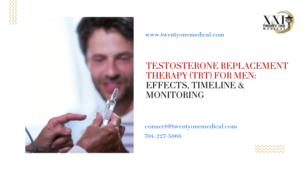 Testosterone Replacement Therapy (TRT) for Men: Effects, Timeline & Monitoring