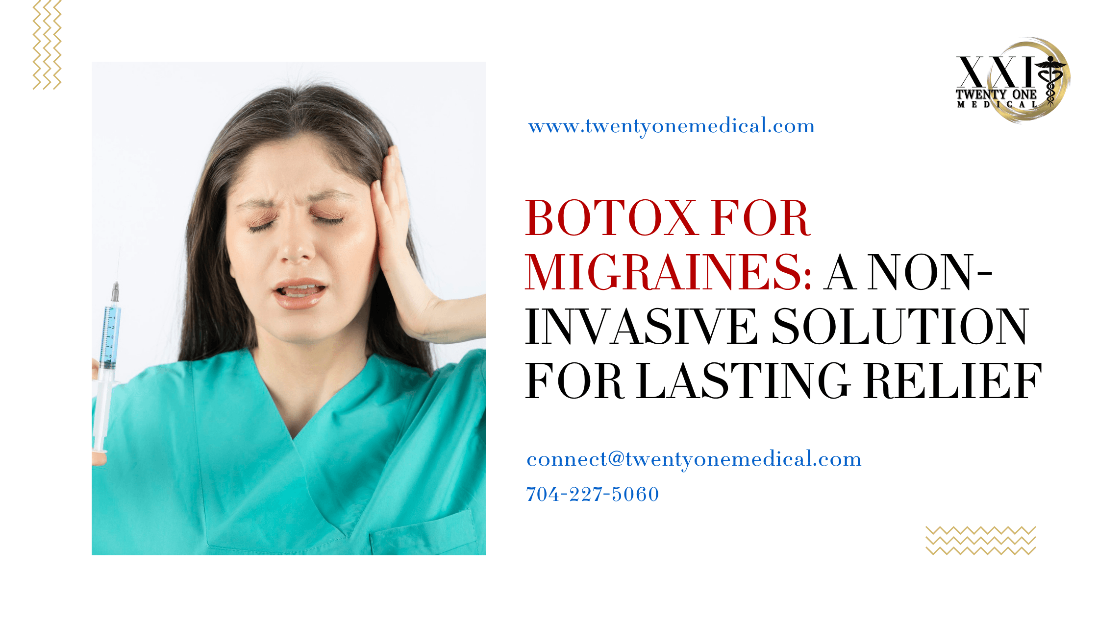 Botox injections for chronic migraine treatment in Charlotte NC
