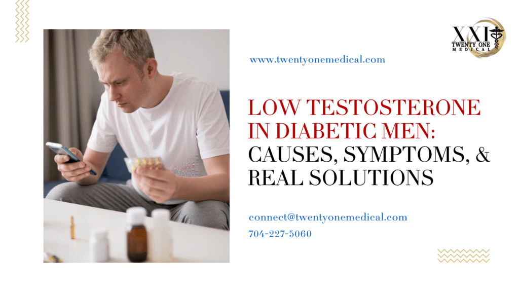 Low Testosterone in Diabetic Men: Causes, Symptoms, & Real Solutions
